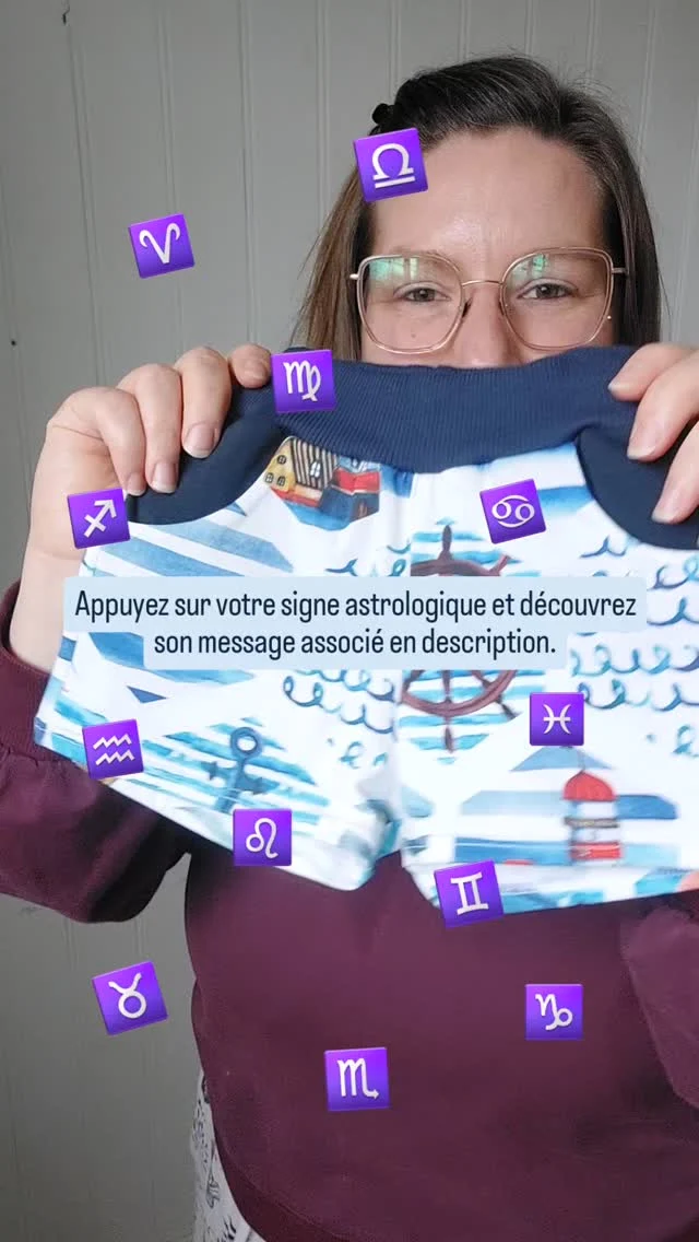Découvrez votre message ✨

♈ Bélier : Les émotions montent en flèche, attendez vous à ressentir une amplification de toutes vos réactions.
♉ Taureau : Vous êtes sur le point d’atteindre votre but.
♊ Gémeaux : Communiquer est la clé.
♋ Cancer : Vous êtes suffisamment bien.
♌ Lion : Travaillez sur vos peurs.
♍ Vierge : Montrez au monde votre vrai nature.
♎ Balance : Ne laissez pas le passé vous retenir.
♏ Scorpion : Prenez le temps de souffler.
♐ Sagittaire : Il vous faut davantage de temps pour guérir.
♑ Capricorne : Ne laissez pas la fierté vous entravez.
♒ Verseau : Rien n’est encore gravé dans le marbre.
♓ Poisson : N’attendez rien de cette situation.

Alors, ce message vous parle ? Dites le moi en commentaire 👇
.
.
———
Je suis Amélie, auxiliaire de puériculture et créatrice de la marque Les Rêves d’Astrée. Je confectionne des vêtements empreints de magie (évolutifs ou non) et des accessoires confortables et écoresponsables en coton bio pour bébés (0-3 ans). @lesrevesdastree
———
.
.
#mamanheureuse #bébé #vetementsevolutifs #modeecoresponsable #cotonbio #magie #messagedelunivers #astrologie